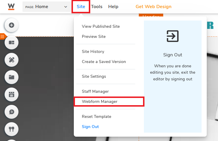 How to view form data - WEBFORM MANAGER