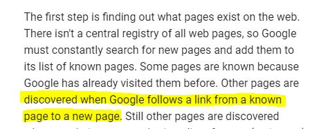 Google explains how internal linking could help their search engine discover new content within a domain